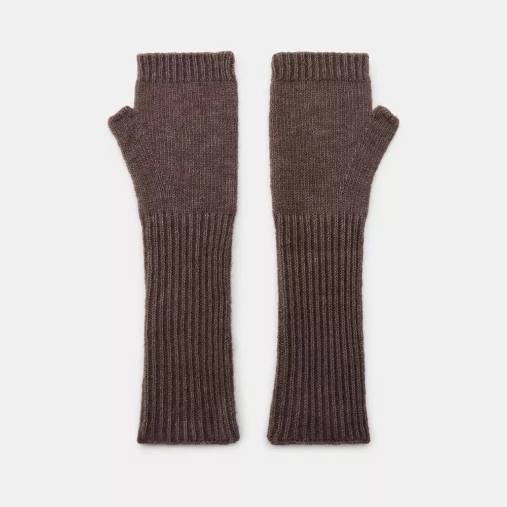 ZARA LONG KNIT MITTENS